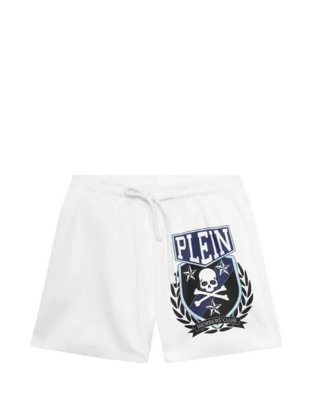 Kąpielówki dziecięce Philipp Plein białe