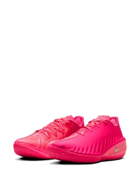 Sneakerși Nike Air Max din piele cu autograf cu mâneci scurte albastru