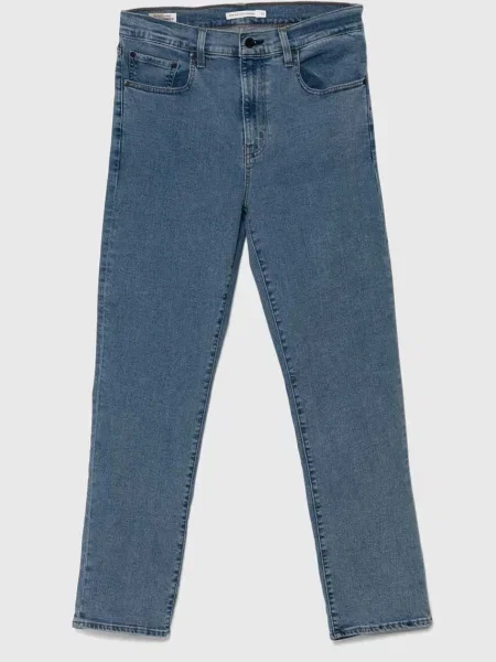 Дънки Levi's HIGH RISE STRAIGHT синьо