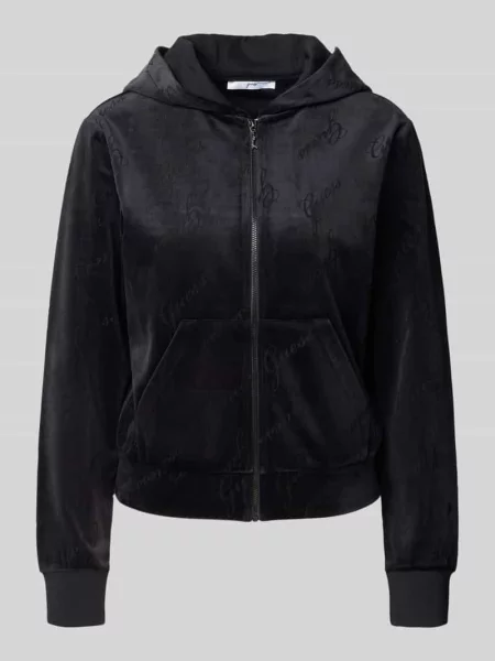 Bluza dresowa z wzorem logo Model LOREN' Guess czarna