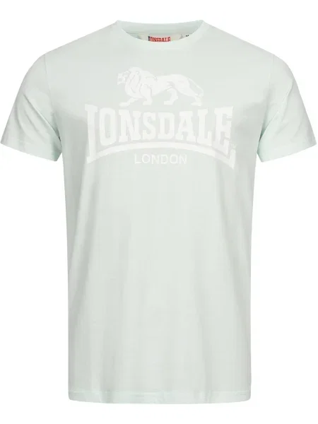 LONSDALE Tricou ST. ERNEY verde deschis alb