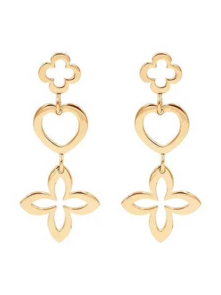 Pozlaćene naušnice Lilou zlatna