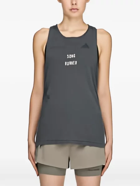 Top Adidas cu imagine gri