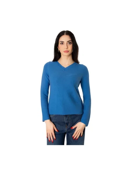 Sweter Weekend Max Mara niebieski