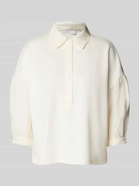 Bluza z kołnierzykiem koszulowym Rich & Royal biała