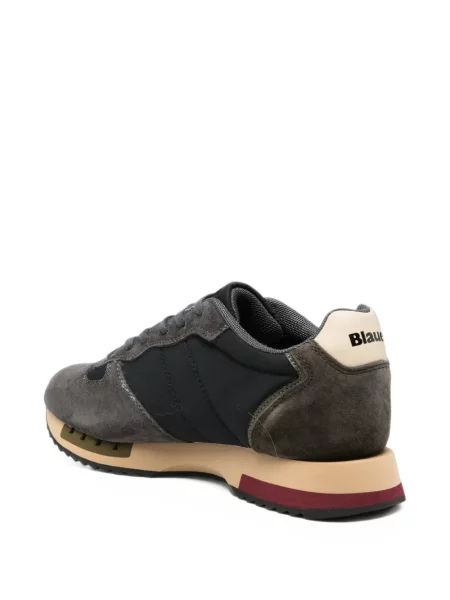 Sneakerși Blauer din piele de căprioară gri