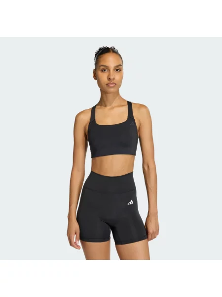 Biustonosz Optime Workout ze średnim wsparciem czarny