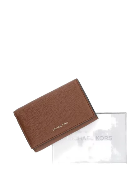 Portofel Michael Michael Kors cu broderie plisat negru