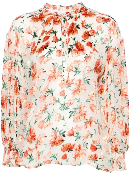 Bluză Alice + Olivia cu model floral din jacard