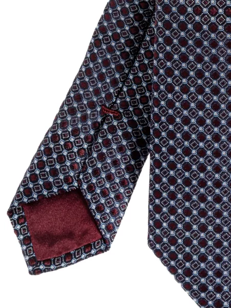 Cravată Giorgio Armani cu imagine cu imprimeu geometric albastru