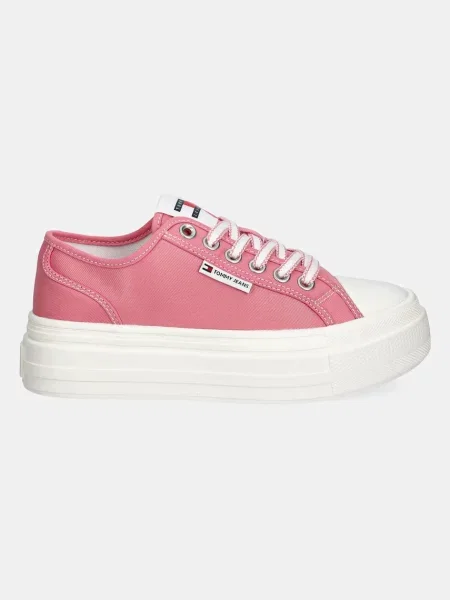 Sneakersy Tommy Jeans różowe