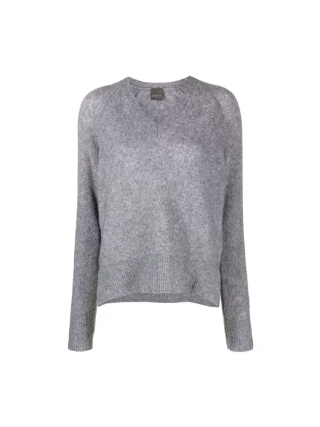 Jedwabny sweter Lorena Antoniazzi szary