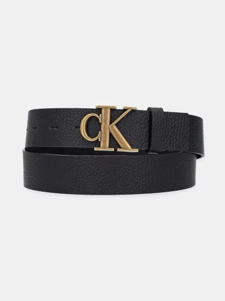 Кожен Calvin Klein мъжки черно