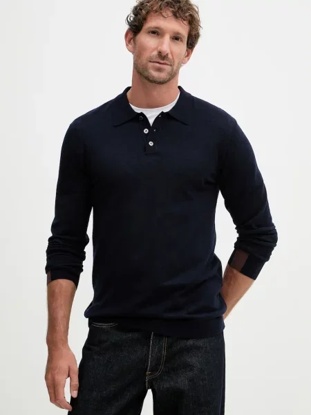 Mos Mosh pulover z volno ADAM modra