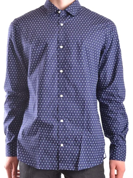 Cămașă Michael Kors cu buline albastru