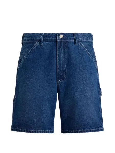 Pantaloni scurți Polo Ralph Lauren cu broderie albastru