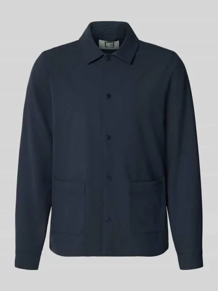 Koszula wierzchnia z dodatkiem model ARTO' Casual Friday granatowa