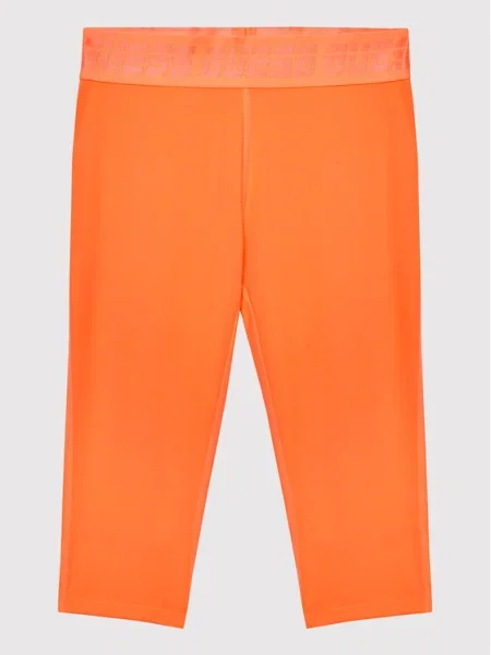 Guess Колоездачни шорти оранжев