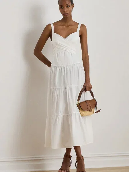 Lauren Ralph Lauren rochie din alb