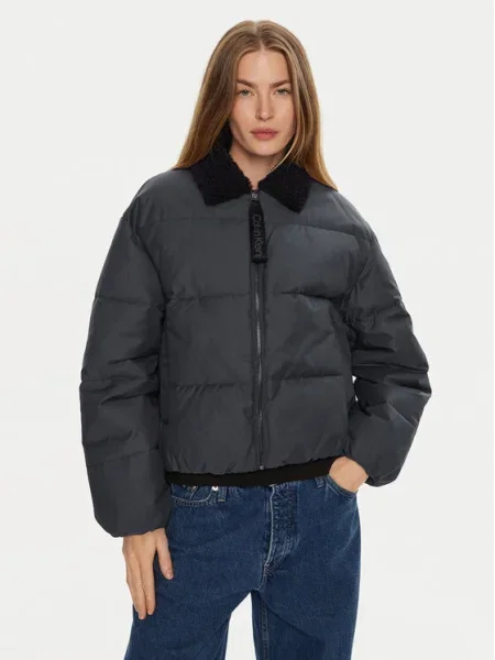 Calvin Klein Jeans Geacă de iarnă Aviator negru