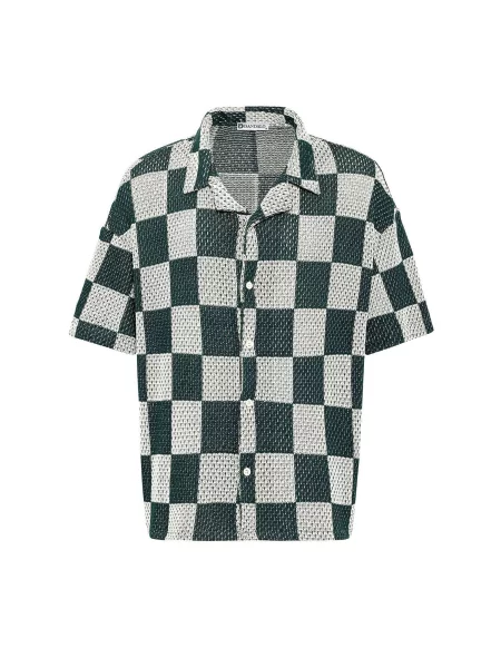 Dandalo Cămașă David verde alb
