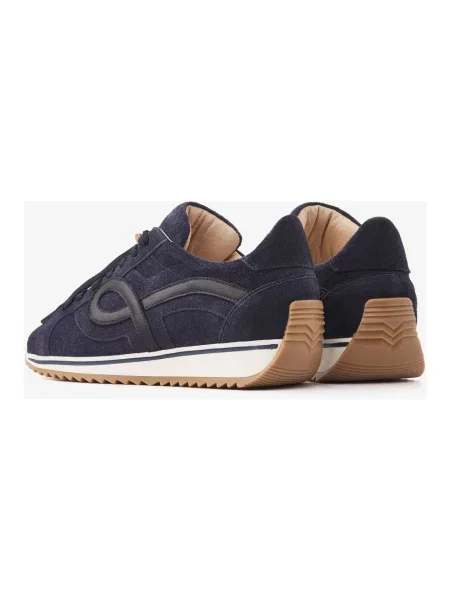 Sneakersy Via Vai skórzane niebieskie