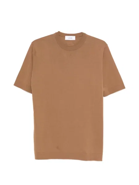 Tricou Lardini tricotate maro