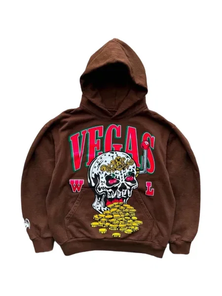 Hoodie Warren Lotas με σχέδιο καφέ