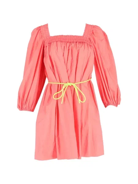 Rochie mini Zimmermann plisată de costum roz