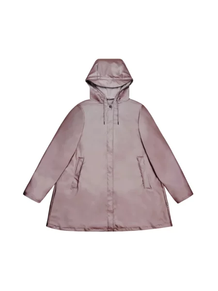 Wodoodporna kurtka przejściowa Rains w kształcie litery A fioletowa