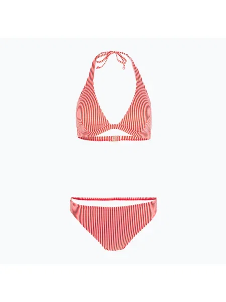 Olcsóbban. Női kétrészes fürdőruha O'Neill Marga Cruz Bikini egyszerű csíkozású bikini. Méret: piros