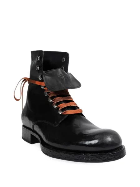 Botine Prada din piele negru