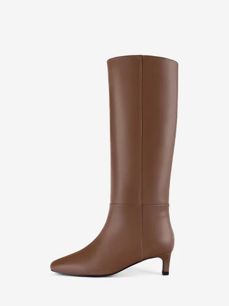HANDMADE SHOES Botine EASY TO ACHIEVE deschis maro