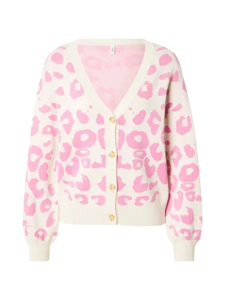 ONLY Geacă tricotată ONLLEONA / roz bej