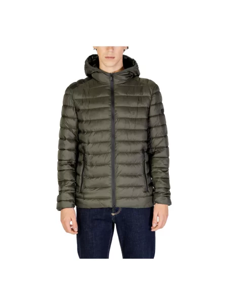 Pikowana kurtka puchowa Gianni Lupo niebieska