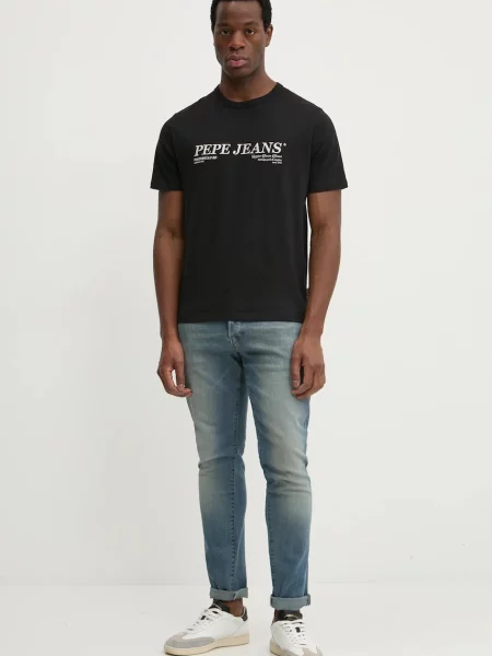 Kratka majica Pepe Jeans DYLAN TEE črna