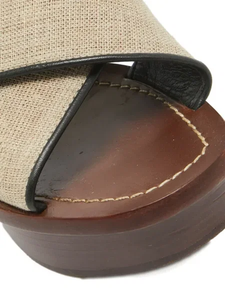 Sandale Tory Burch cu pană cu bretele negru