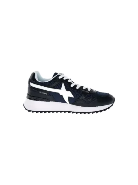 Sneakersy W6yz zamszowe niebieskie