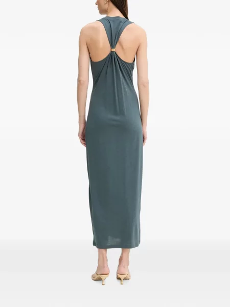Rochie maxi Sessun fără mâneci albastru