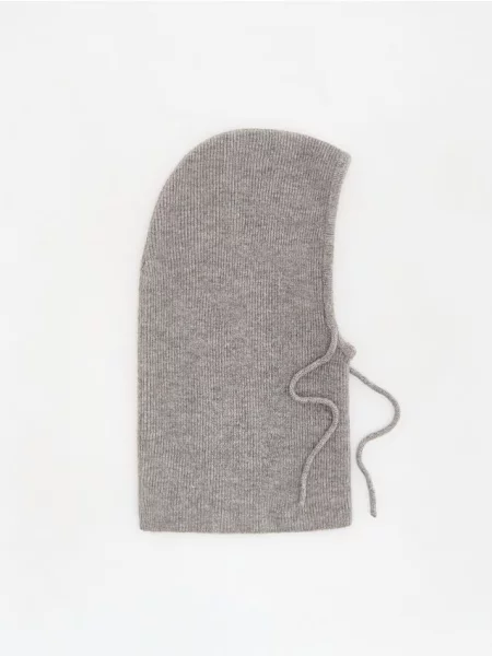 Reserved LADIES` BALACLAVA gri-maroniu gri