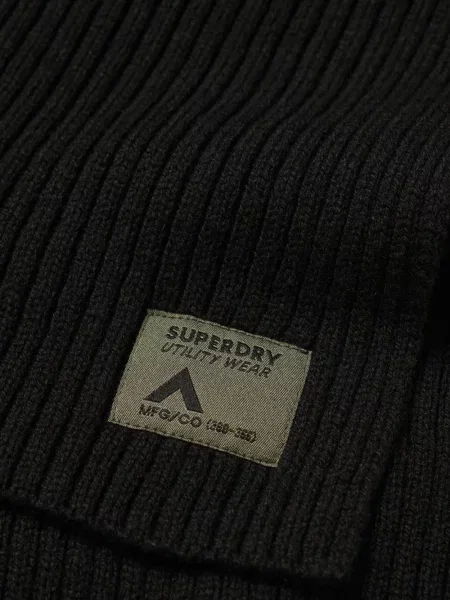 Fular Superdry tricotate negru