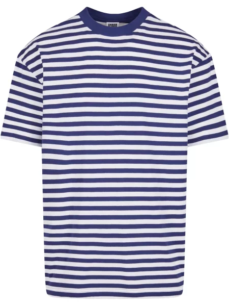 Тениска Urban Classics на райета бяло