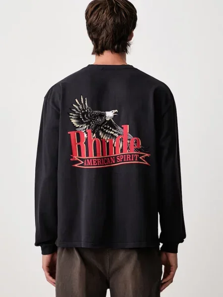 RHUDE American Spirit longsleeve czarna