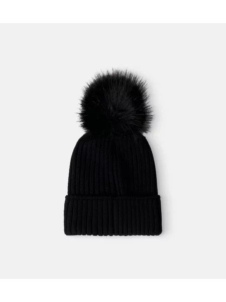Gyerek sapka Moncler Enfant fekete