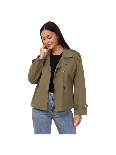 Palton La Modeuse kaki