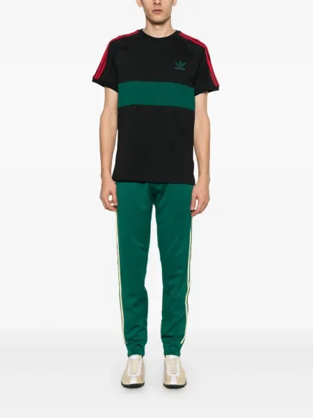 Tricou Adidas cu dungi negru