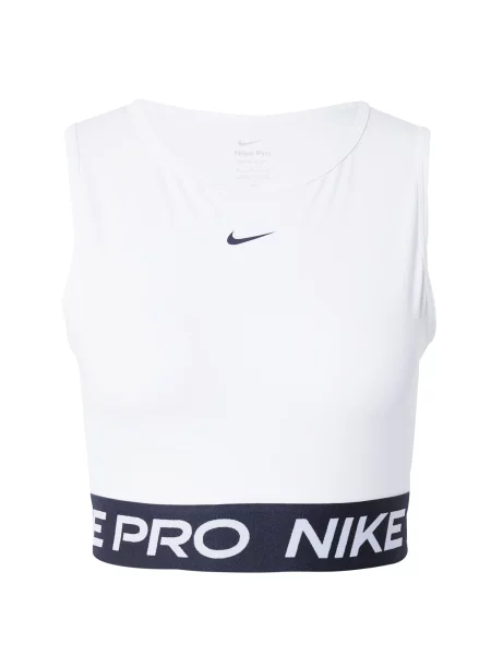 NIKE Sportski top PRO morsko plava bijela