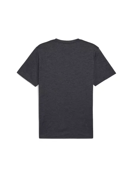 Футболка PUMA M Tad Ess Heather Cat Tee комбінований верх сірий