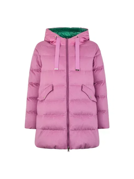 Kurtka Herno z kaszmiru różowa