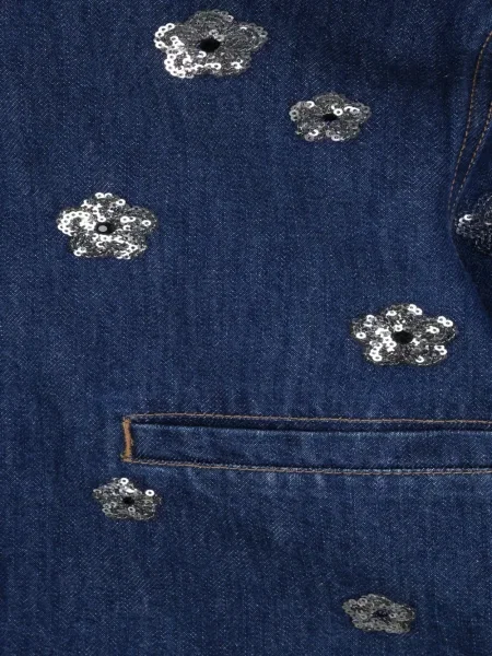 Kurtka jeansowa dziecięca Marc Jacobs niebieska